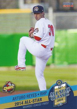 2014 Choice Midwest League All-Star #54 Arturo Reyes Front