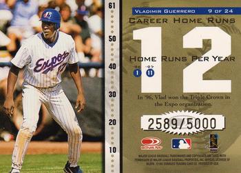 1998 Donruss - Longball Leaders #9 Vladimir Guerrero Back