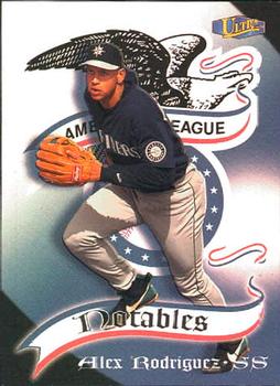 1998 Ultra - Notables #19N Alex Rodriguez Front