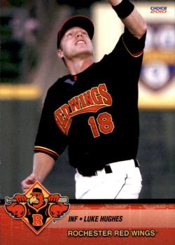 2010 Choice Rochester Red Wings #06 Luke Hughes Front