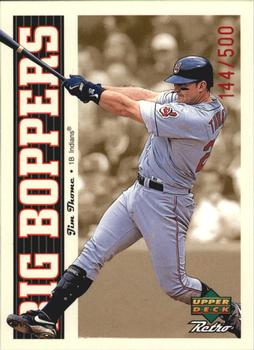 1998 Upper Deck Retro - Big Boppers #B8 Jim Thome Front