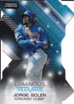 2015 Stadium Club - Triumvirates Luminous #T-4A Jorge Soler Front