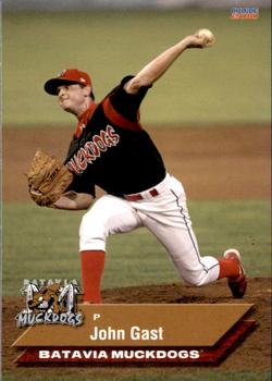 2010 Choice Batavia Muckdogs #08 John Gast Front