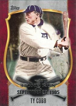 2015 Topps - First Home Run Silver (Series Two) #FHR-9 Ty Cobb Front