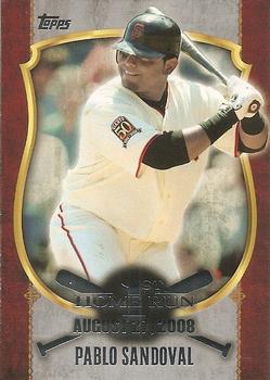 2015 Topps - First Home Run Silver (Series Two) #FHR-32 Pablo Sandoval Front
