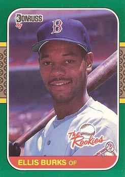 1987 Donruss The Rookies #5 Ellis Burks Front