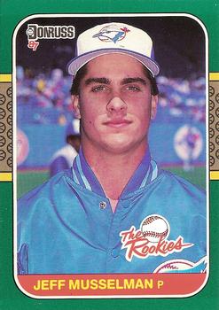 1987 Donruss The Rookies #53 Jeff Musselman Front