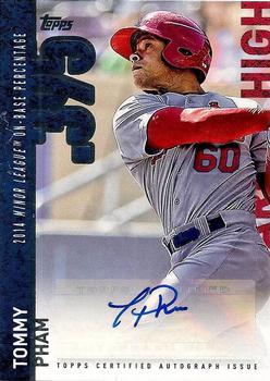 2015 Topps - Career High Autographs (Series Two) #CHA-TP Tommy Pham Front