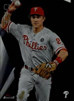 2015 Finest - Black Refractor #84 Chase Utley Front