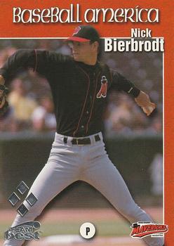 1999 Team Best Baseball America - Diamond Best Silver #15 Nick Bierbrodt  Front