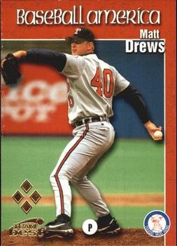 1999 Team Best Baseball America - Diamond Best Gold #36 Matt Drews  Front
