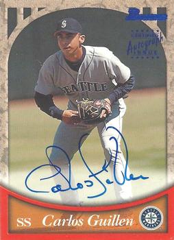 1999 Bowman - Certified Autographs #BA11 Carlos Guillen Front