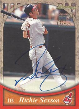 1999 Bowman - Certified Autographs #BA34 Richie Sexson Front