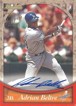 1999 Bowman - Certified Autographs #BA37 Adrian Beltre Front