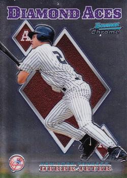 1999 Bowman Chrome - Diamond Aces #DA13 Derek Jeter  Front