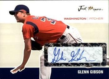 2007 Just Autographs - Signatures #JA-17 Glenn Gibson Front