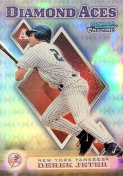 1999 Bowman Chrome - Diamond Aces Refractors #DA13 Derek Jeter  Front