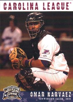 2015 Grandstand California League / Carolina League All-Star Game #NNO Omar Narvaez Front