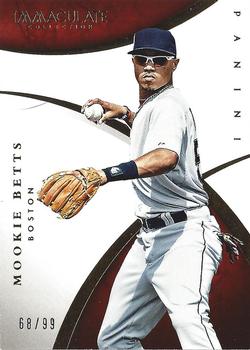 2015 Panini Immaculate Collection #87 Mookie Betts Front