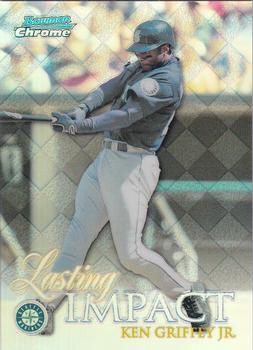 1999 Bowman Chrome - Impact Refractors #I20 Ken Griffey Jr.  Front