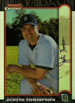 1999 Bowman Chrome - Refractors #289 Justin Thompson  Front