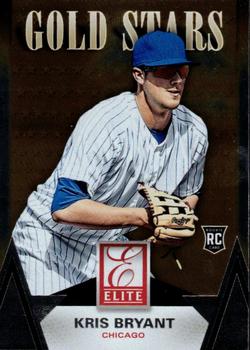 2015 Panini Elite - Gold Stars #6 Kris Bryant Front