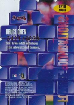 1999 Bowman's Best - Future Foundations Mach I #FF10 Bruce Chen  Back