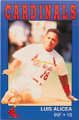 1993 St. Louis Cardinals Police #NNO Luis Alicea Front