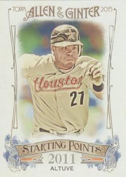 2015 Topps Allen & Ginter - Starting Points #SP-32 Jose Altuve Front