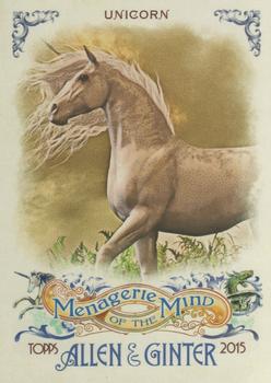 2015 Topps Allen & Ginter - Menagerie Of The Mind #MM-7 Unicorn Front