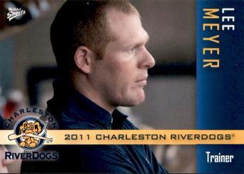 2011 MultiAd Charleston RiverDogs #33 Lee Meyer Front