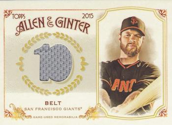 2015 Topps Allen & Ginter - Full Size Relic #FSRB-BB Brandon Belt Front