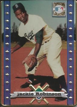 1996 Metallic Impressions Jackie Robinson #4 Jackie Robinson Front