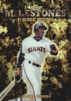 1999 Finest - Milestones #M15 Barry Bonds Front