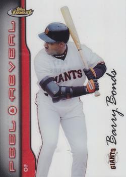 1999 Finest - Peel and Reveal Hyperplaid #PR17 Barry Bonds  Front