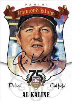 2015 Panini Cooperstown - 2014 HOF Diamond Kings Recollection Collection #51 Al Kaline Front