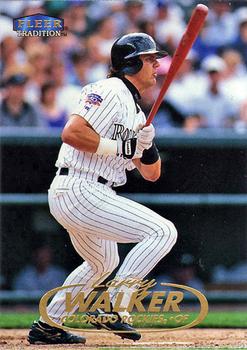 1998 Fleer Tradition #33 Larry Walker Front