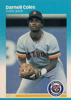 1987 Fleer #148 Darnell Coles Front