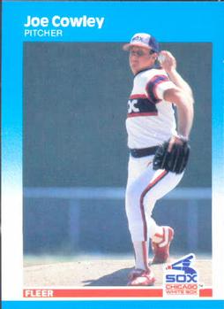 1987 Fleer #491 Joe Cowley Front