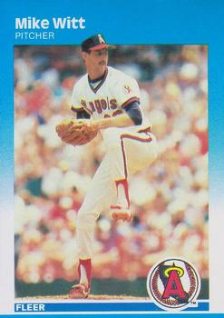 1987 Fleer #95 Mike Witt Front