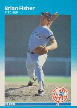 1987 Fleer #99 Brian Fisher Front