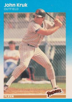 1987 Fleer #420 John Kruk Front