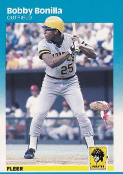 1987 Fleer #605 Bobby Bonilla Front