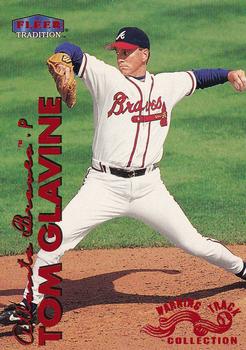 1999 Fleer Tradition - Warning Track Collection #115W Tom Glavine Front