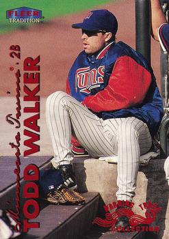 1999 Fleer Tradition - Warning Track Collection #285W Todd Walker Front