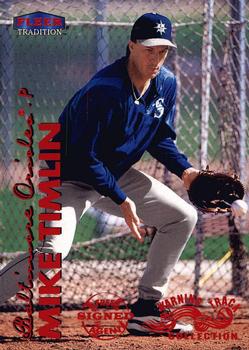 1999 Fleer Tradition - Warning Track Collection #521W Mike Timlin Front