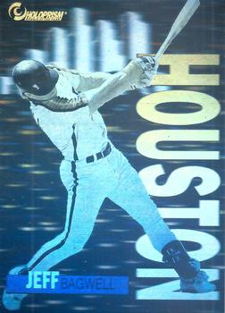 1992 MJB Holographics Holoprisms Jeff Bagwell #R/3 Jeff Bagwell Front
