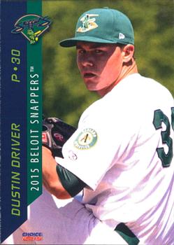 2015 Choice Beloit Snappers #05 Dustin Driver Front