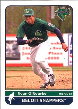 2012 Grandstand Beloit Snappers #NNO Ryan O'Rourke Front