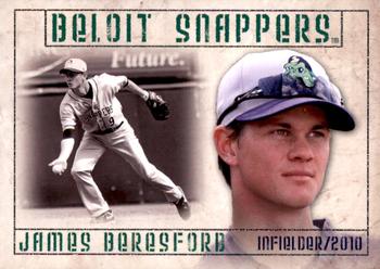 2010 Grandstand Beloit Snappers #NNO James Beresford Front